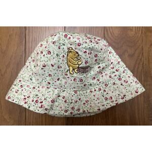 Vintage Disney Store Winnie the Pooh Bucket Hat Embroidered 12/24 Months EUC